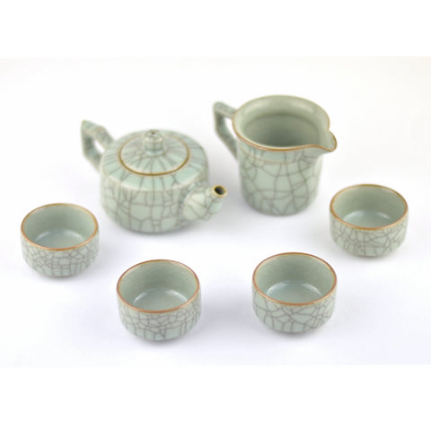 Gongfu Tea Gift Set -  Rare Celadon Tea Set
