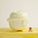 Travel Kit - pure porcelain tea pot and tea cup