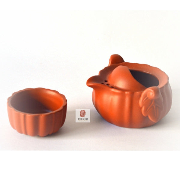 Yixing Clay Tea Pot Set - Autumn Garden