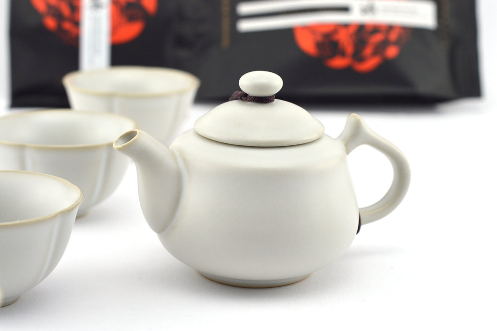 Crazing Ru Ware Gongfu Tea Gift Set with 100g of tea