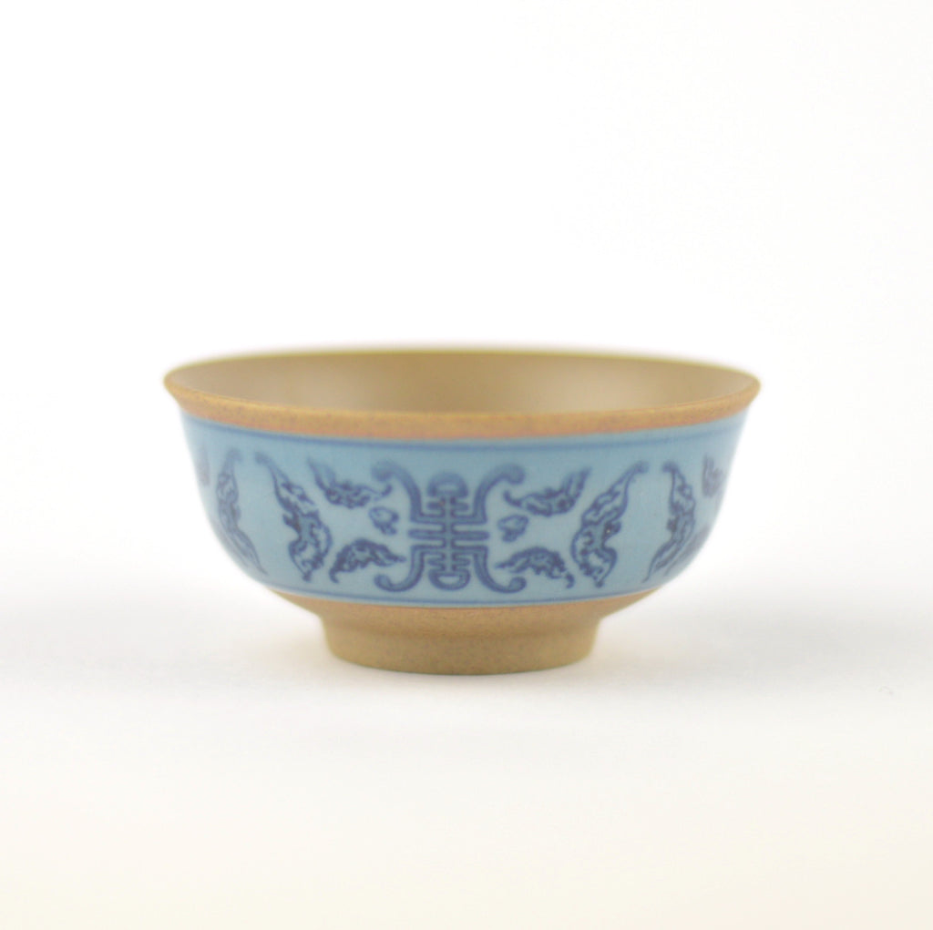 CRAZING BLUE CHINESE TEA CUP