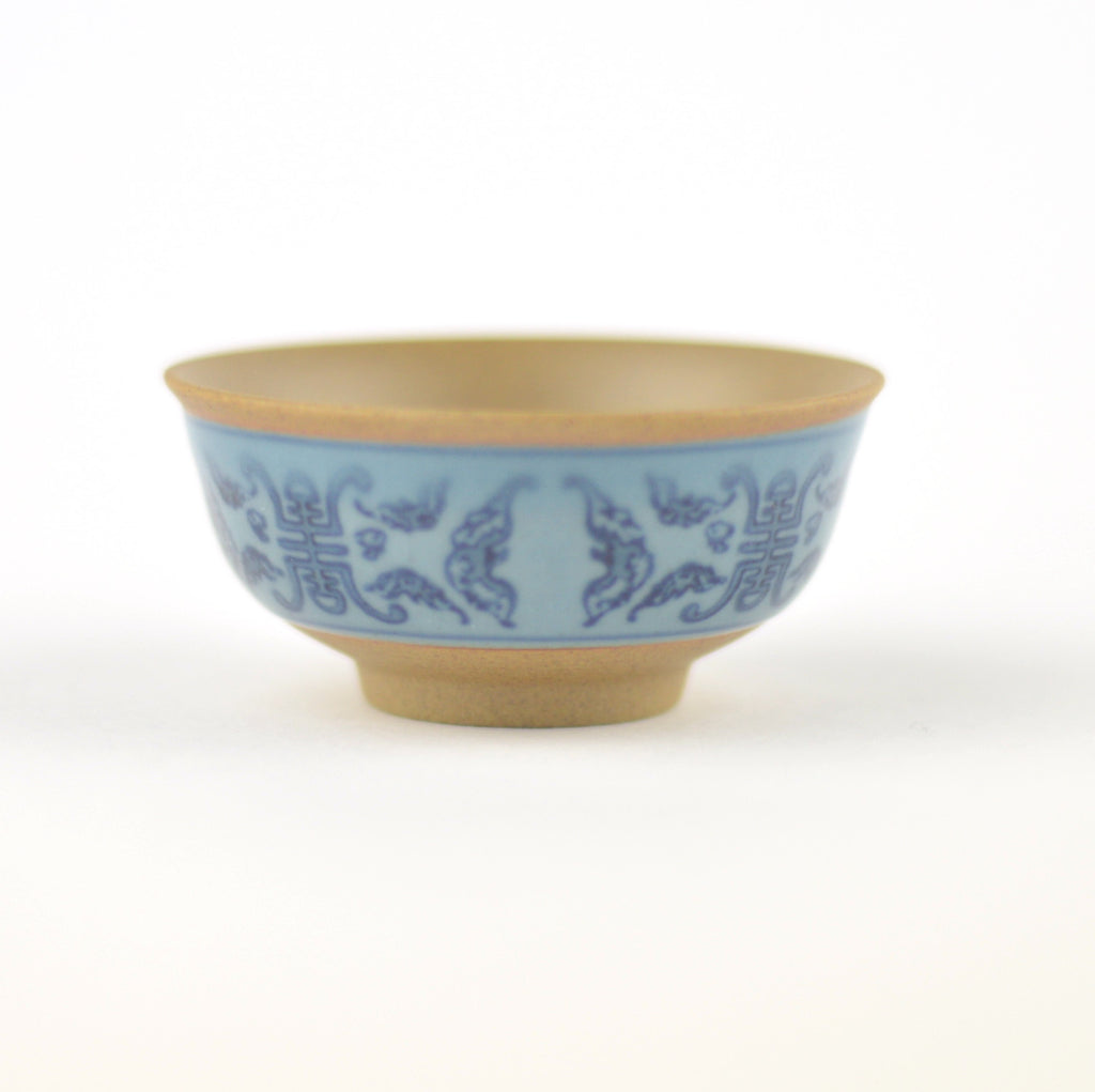 CRAZING BLUE CHINESE TEA CUP