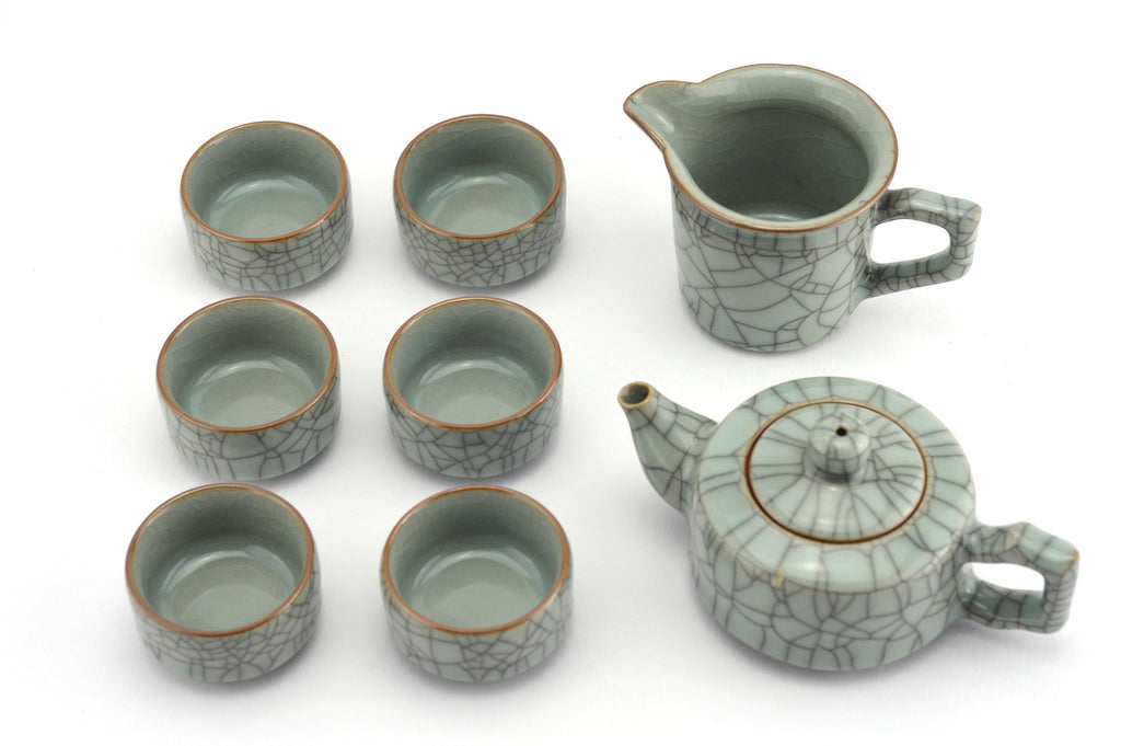 Gongfu Tea Gift Set -  Rare Celadon Tea Set